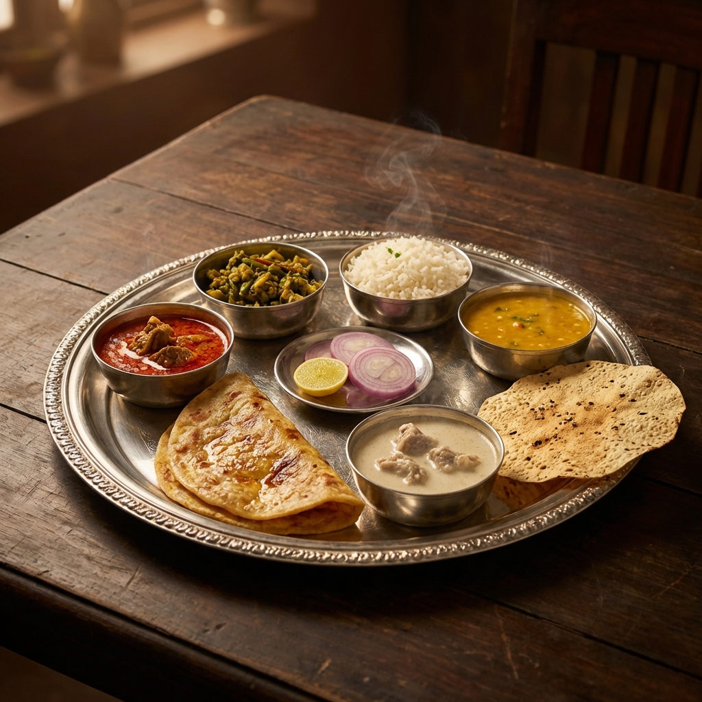 Traditional Veg and Non-Veg Food at Hotel Shivrudra Mangalwedha